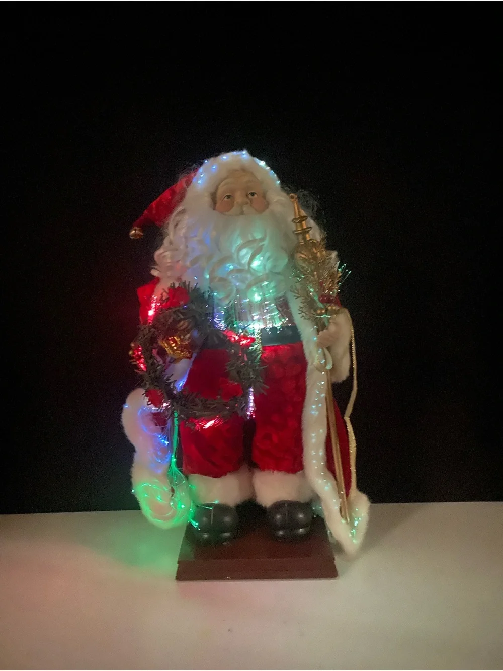 Fiber Optic Santa Claus